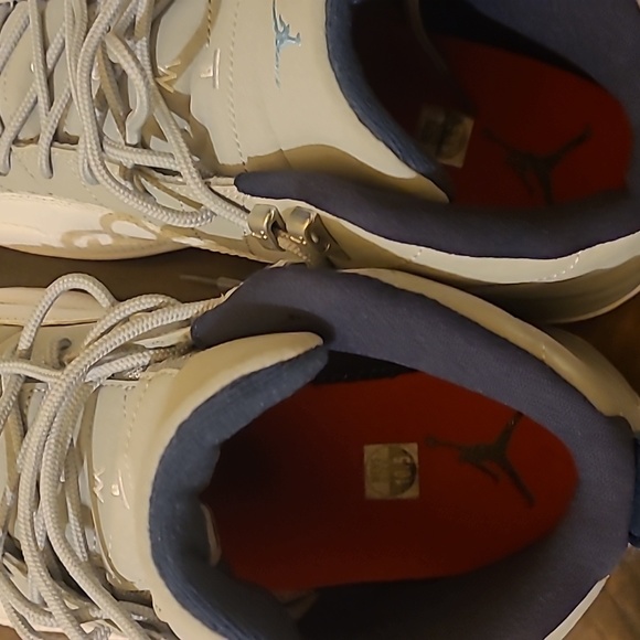 Nike Air Jordan 12 XII Retro Grey University Blue 14 White - Picture 6 of 7